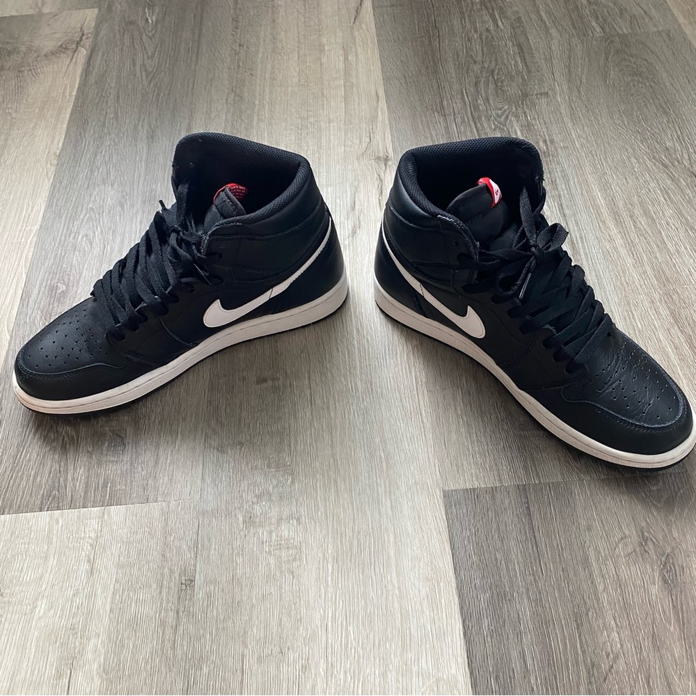 Nike Air Jordan 1 Yin Yang Black Men’s 9.5 Great Condition! - Picture 4 of 8